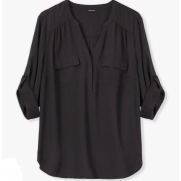 TORRID HARPER PULL ON BLOUSE - Picture 1 of 10
